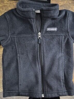 Columbia Infant Boys Steens Mountain II Full Zip Fleece Jacket Black 12 18M